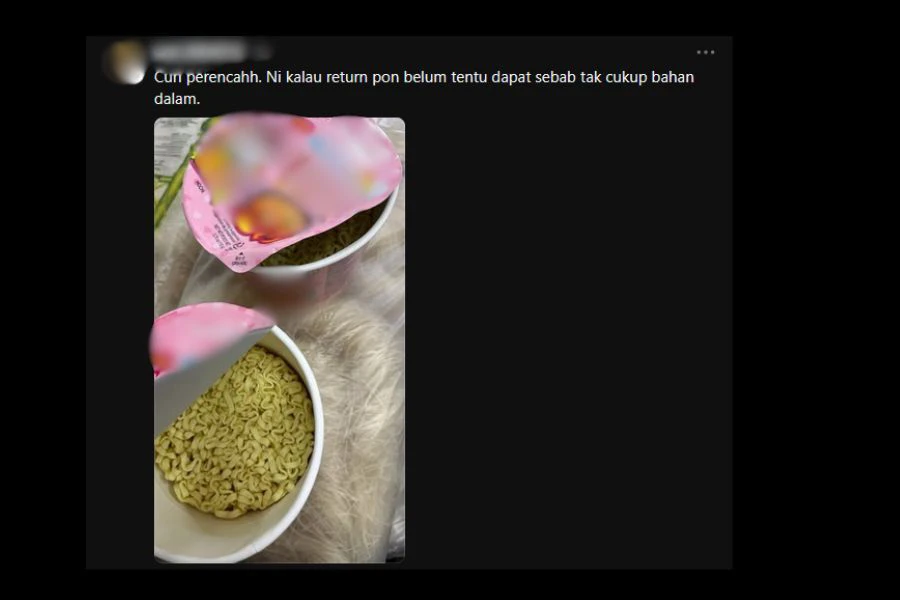 Kesan perbuatan tidak bertanggungjawab itu turut menyebabkan kerugian pada pembeli.