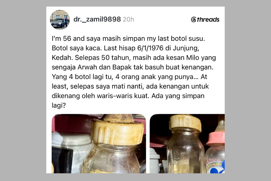 Perkongsian itu mencuri perhatian ramai.