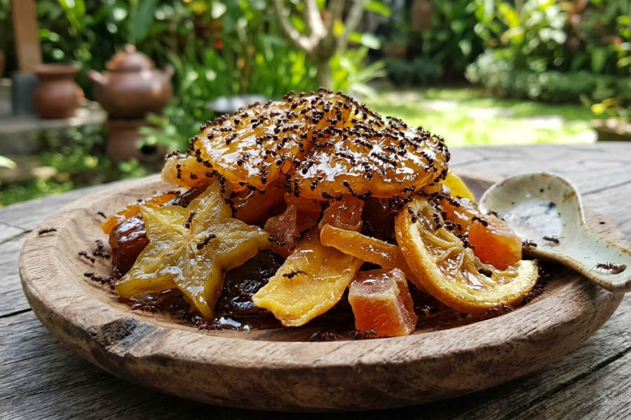 Semut haram dimakan dengan sengaja.