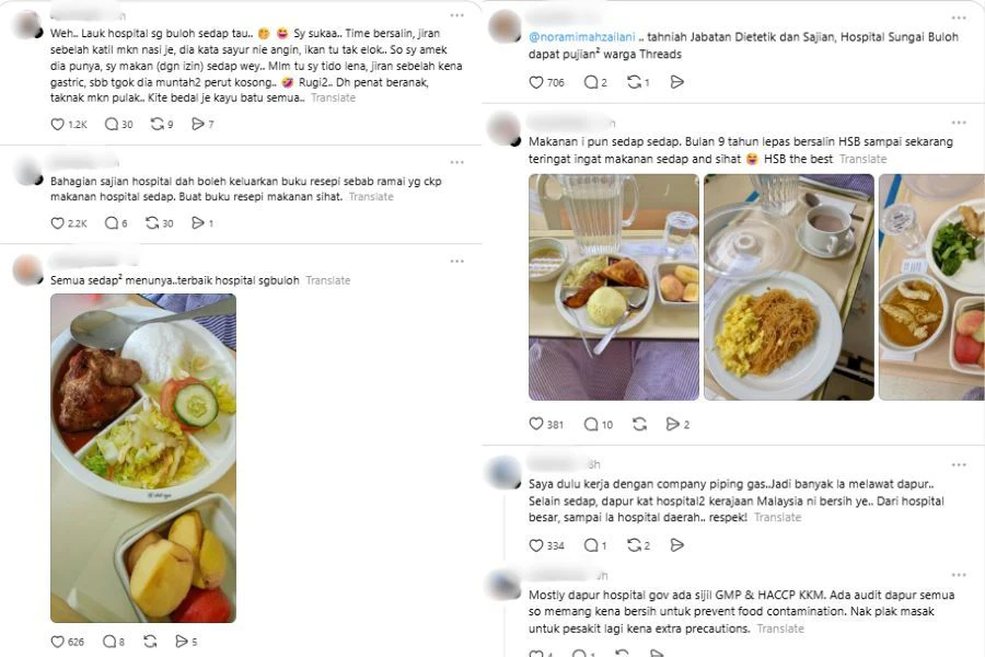 Komen netizen di laman Theads.