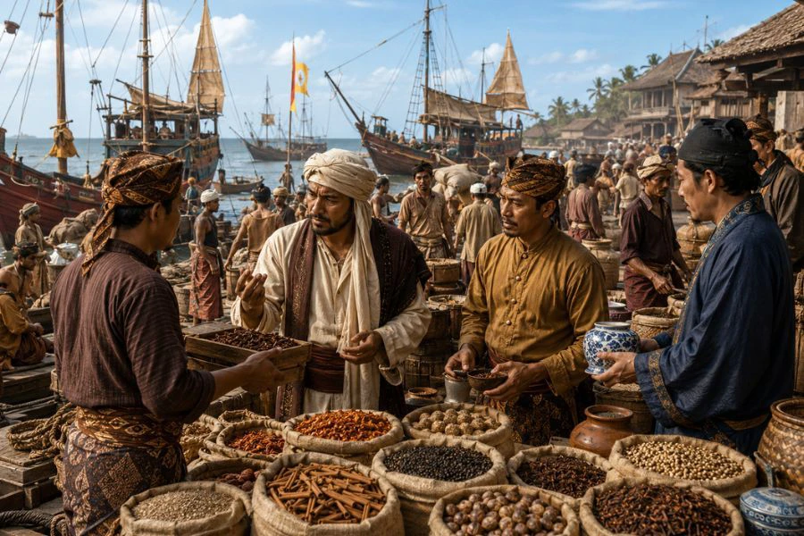 Pelabuhan Mantai pernah menjadi antarapelabuhan perdagangan paling penting sehingga sekitar tahun 1400 Masihi.