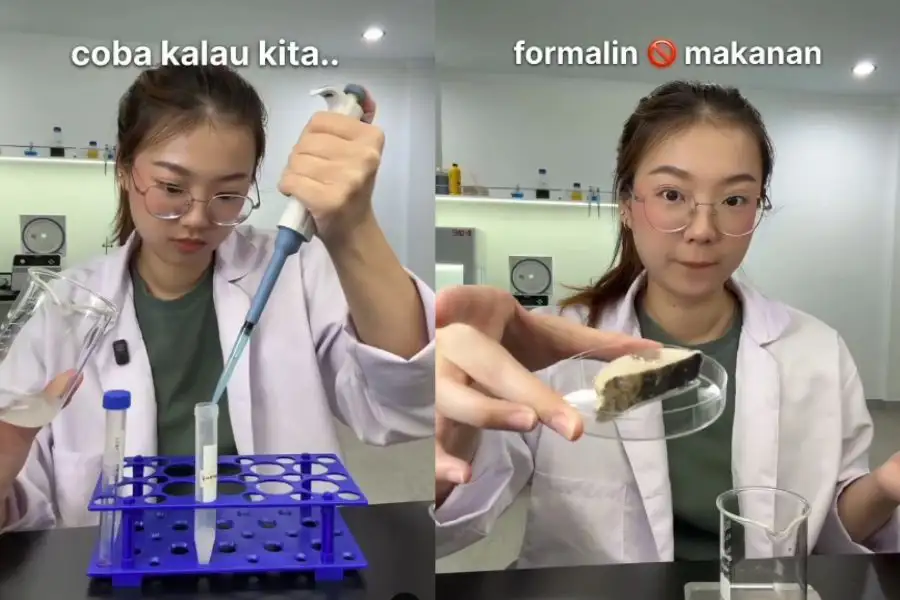 Formalin ialah larutan yang mengandungi formaldehid, bahan kimia yang digunakan sebagai pembasmi kuman.