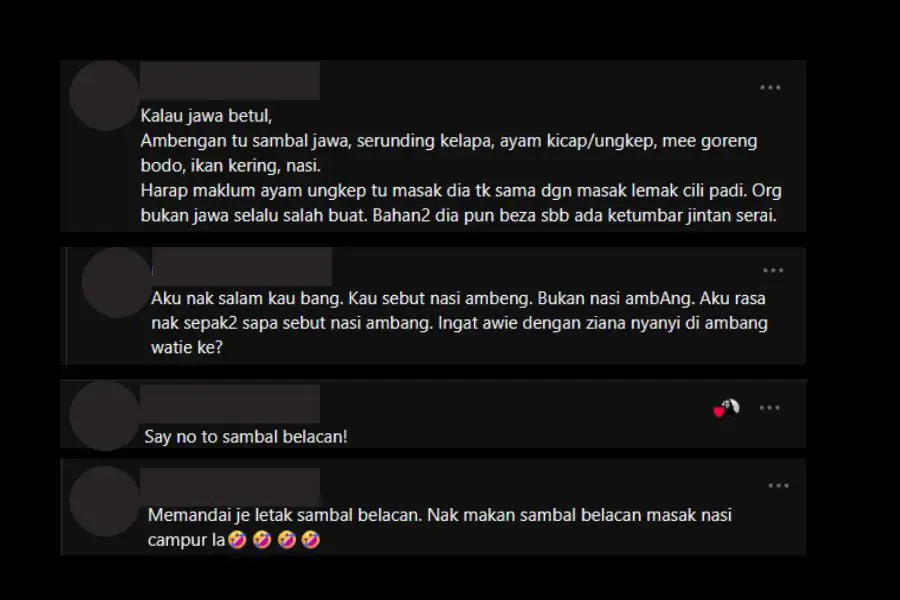 Perkongsian warganet.