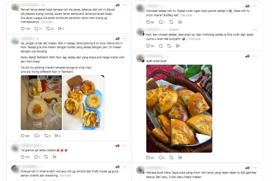 Komen netizen di laman Threads.