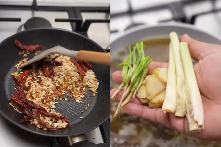 Keistimewaan Tom Saab terletak pada gabungan rasa pedas cili, masam haruman serai, lengkuas dan daun limau.