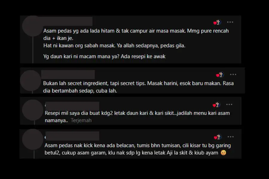 Perkongsian warganet.