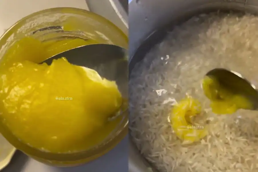Ghee mengandungi lemak sihat sebagai sumber tenaga, serta vitamin A, D, E dan K.