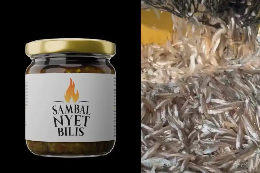 Sambal baharu Khairul Aming menggunakan ikan bilis sebagai utama untuk memberikan rasa lebih memikat.
