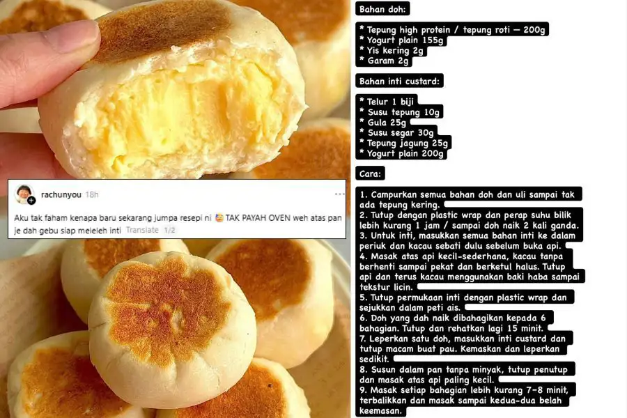 Resipi ini langsung tidak menggunakan ketuhar,
