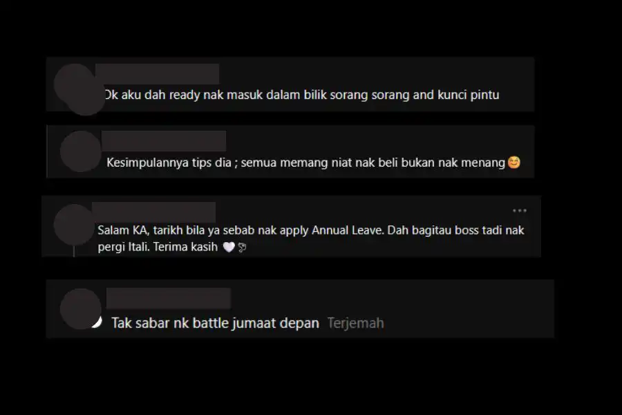 Komen netizen.