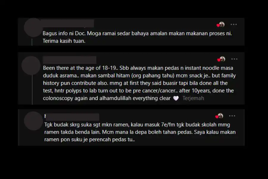 Perkongsian netizen.