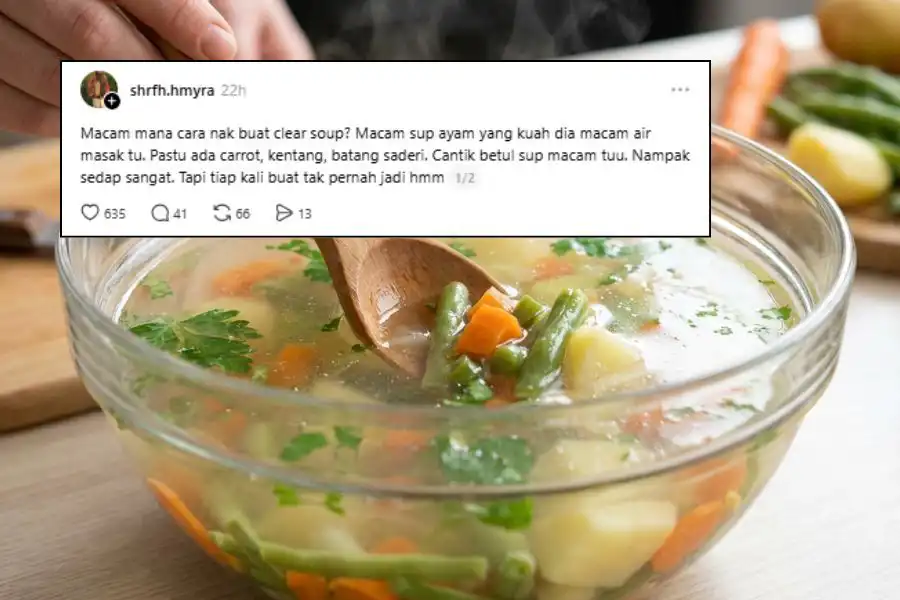 Pertanyaan itu mencuri perhatian ramai.