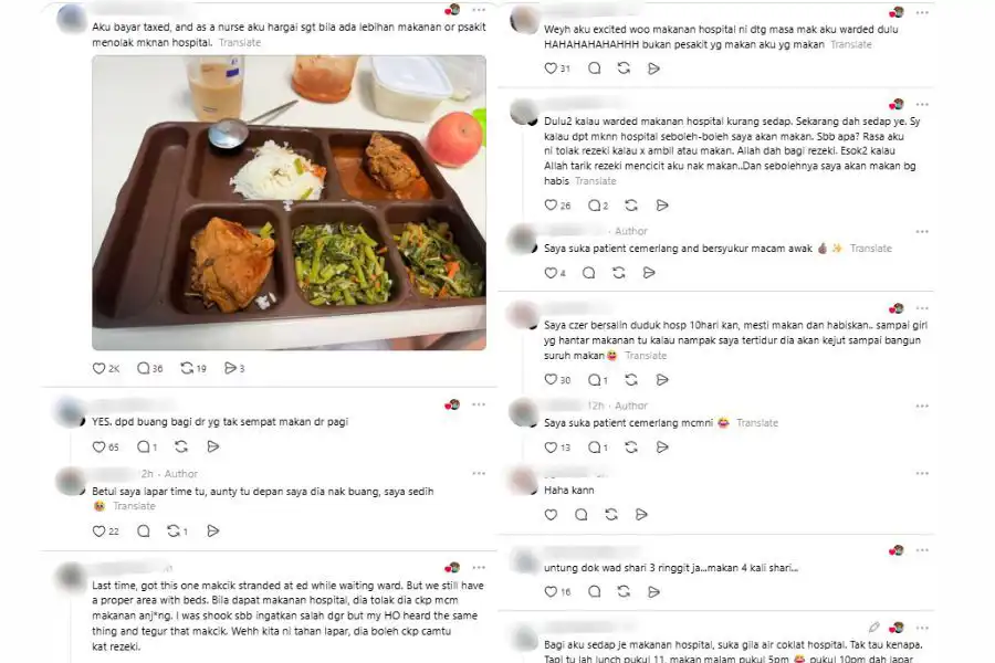 Komen netizen di laman Threads.