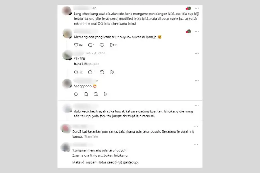 Komen netizen di laman Threads.