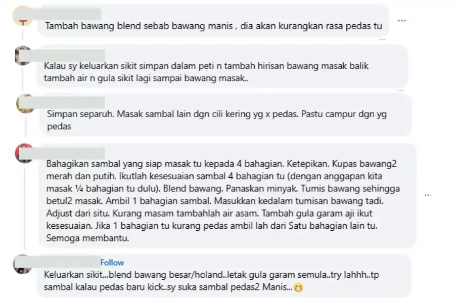 Antara komen di Facebook.