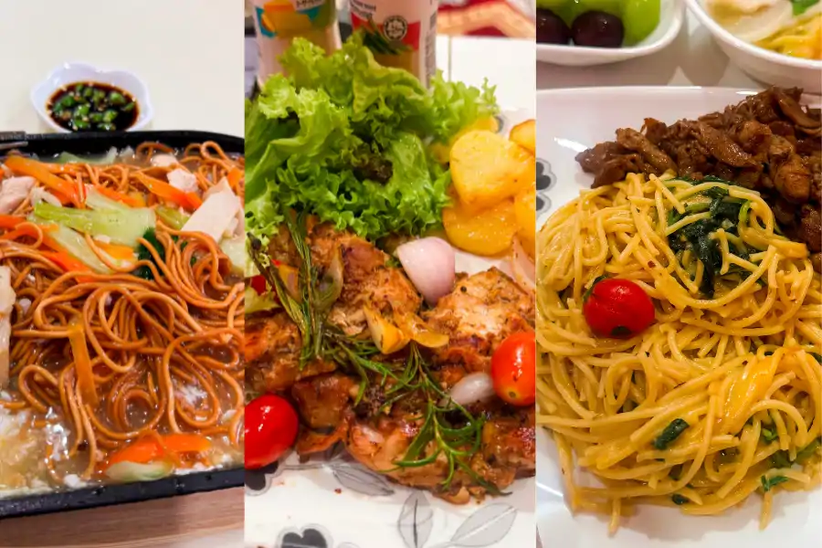 Antara menu berpantang menarik yang disediakan.