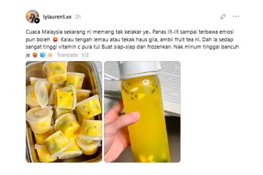 Perkongsian tersebut mencuri perhatian ramai.
