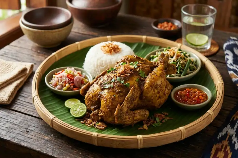 Nicholas juga sangat menggemari masakan dari Bali iaitu ayam betutu.