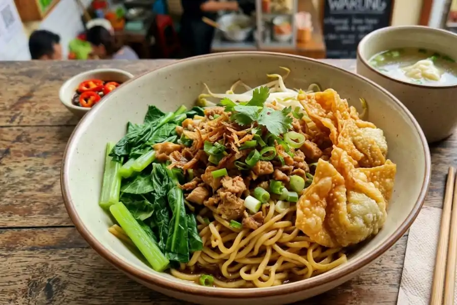 Hidangan ringkas bakmi juga menjadi makanan kegemarannya.