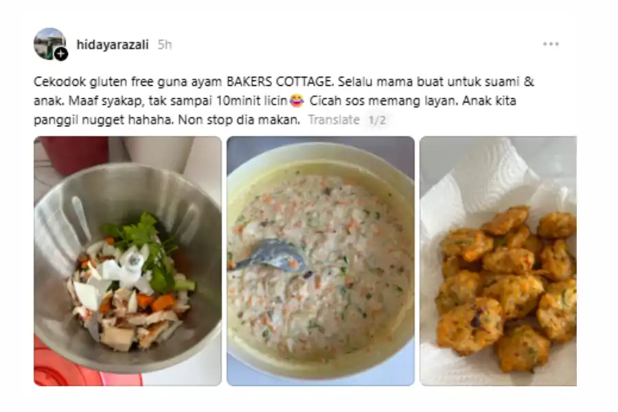 Perkongsian di laman Threads.