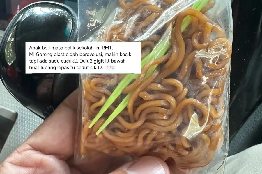 Mi goreng bungkus yang dibeli didakwa terlalu kecil dan sedikit untuk harga RM1.