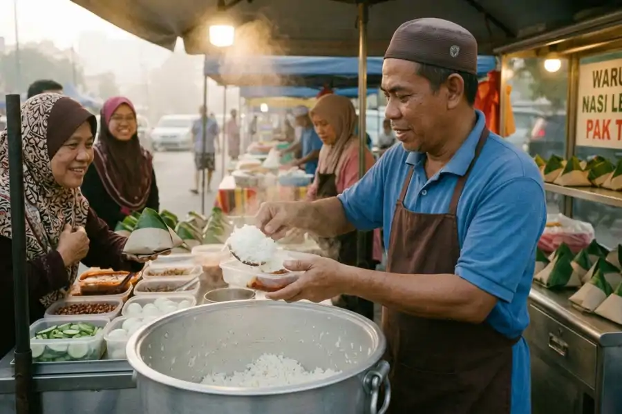 Berniaga juga boleh menjadi 'ladang' pahala khususnya apabila melibatkan lebihan makanan dalam kuantiti yang kecil.