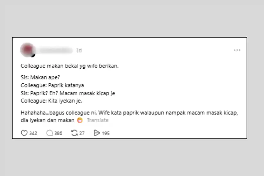 Hantaran itu mencuri perhatian ramai.