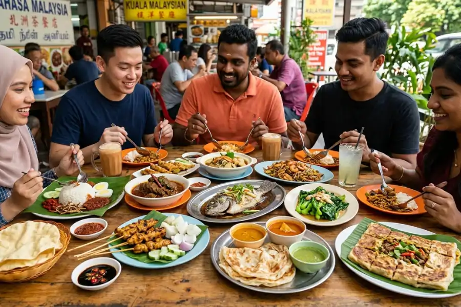 Kepelbagaian bangsa menjadi keunikan keberagaman makanan yang ada di Malaysia.
