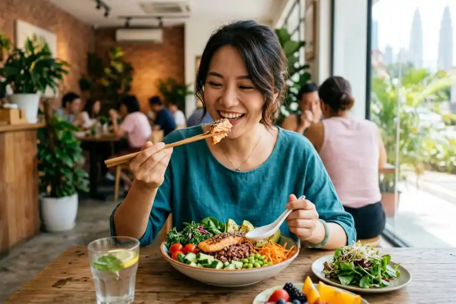 Amalan diet seharusnya dilakukan secara berperingkat dengan mengutamakan makan sihat dan bernutrisi.