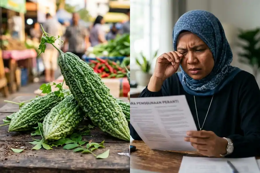Peria mencegah kemerosotan fungsi mata yang lebih teruk.