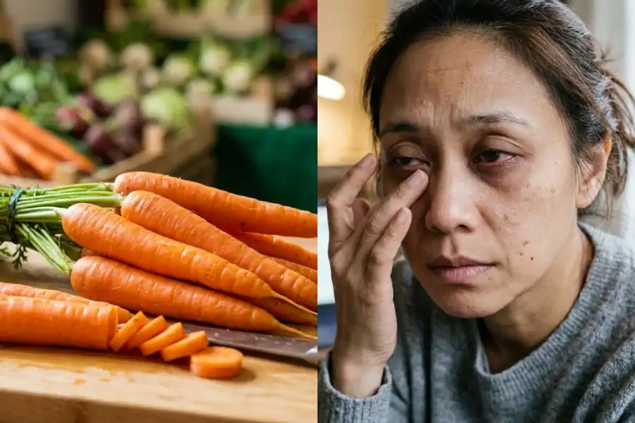 Lobak merah memiliki sejenis sebatian yang akan ditukarkan oleh badan kepada vitamin A. 