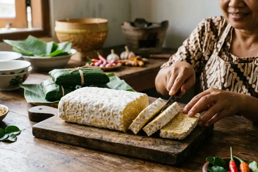 Tempe memiliki sifat sensitif jika terdedah dengan udara.