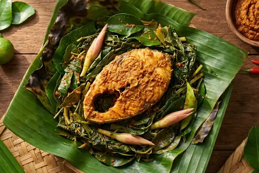 Hidangan asal Johor ini biasanya diperbuat oleh ikan tengiri atau kembung yang digaul bersama rempah dan herba.