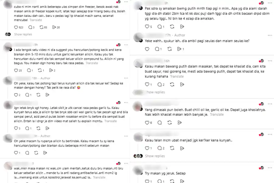 Komen netizen di laman Threads