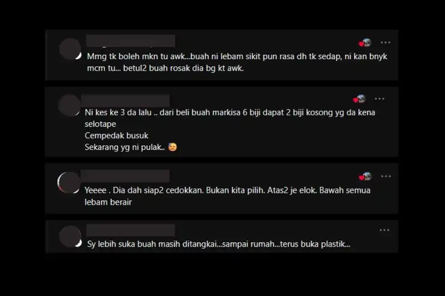Perkongsian warganet.