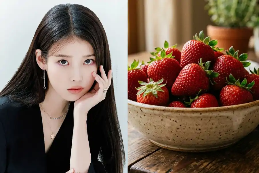 Strawberi ini kaya dengan vitamin C.