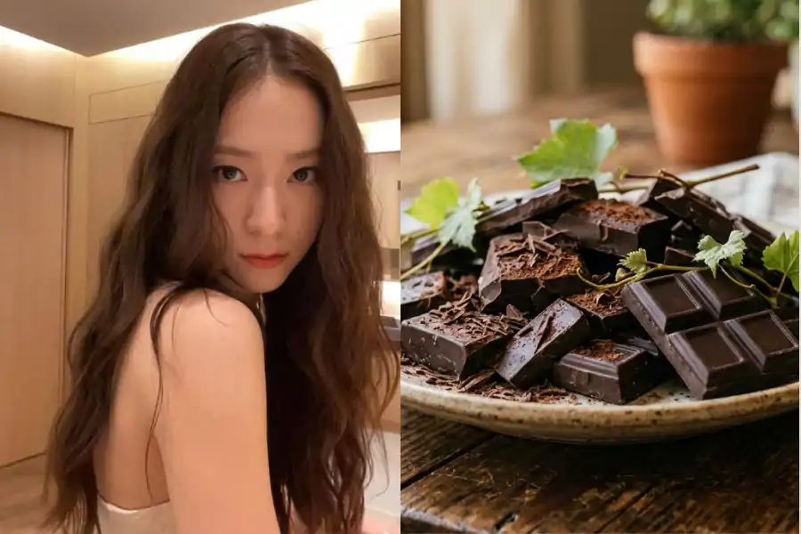 Jessica menggemari coklat gelap yang kaya dengan antioksidan.