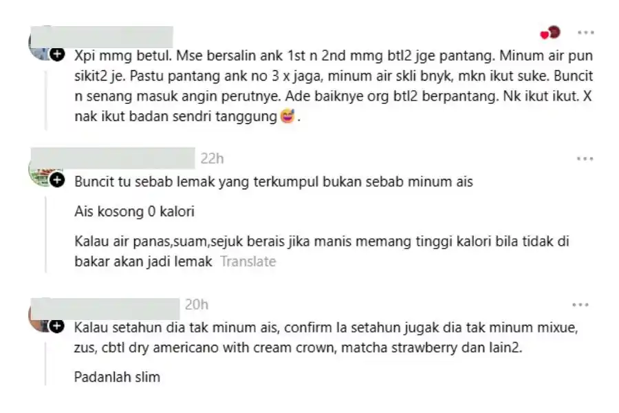 Antara komen netizen di Threads.