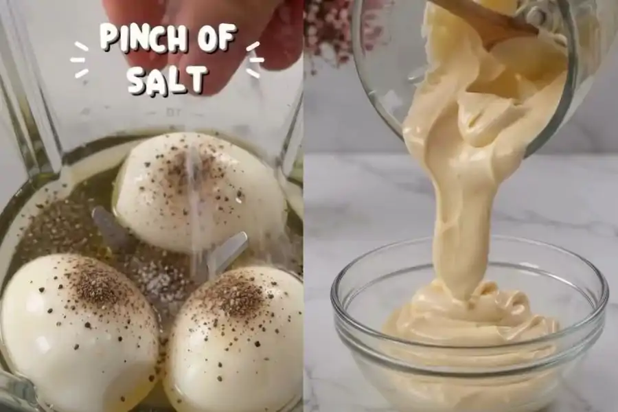 Mayonis telur enak dijadikan sapuan rot.