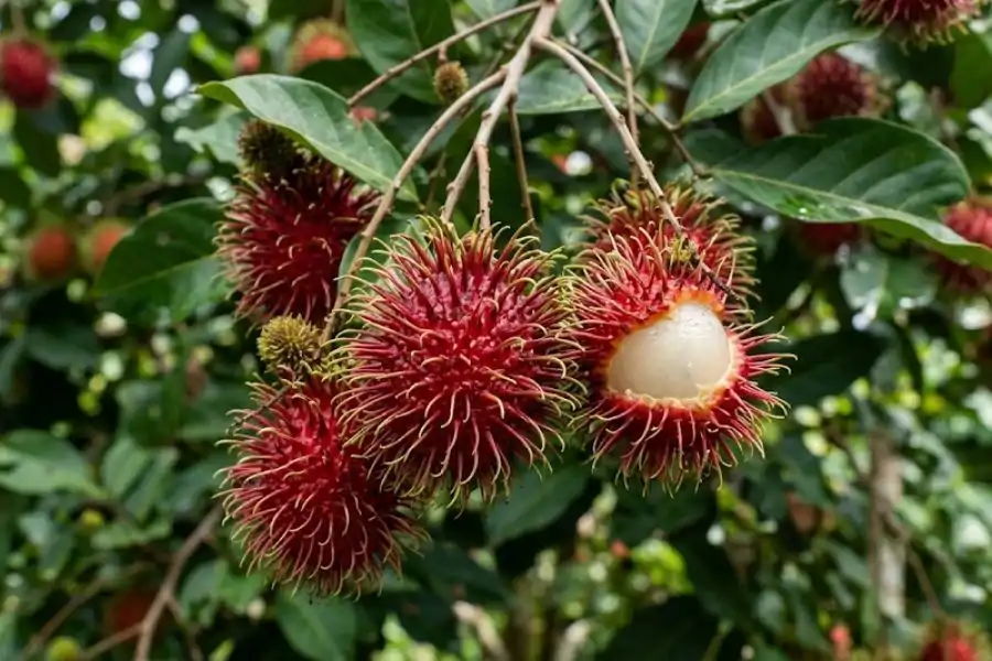Rambutan antara buah tempatan cukup digemari ramai.