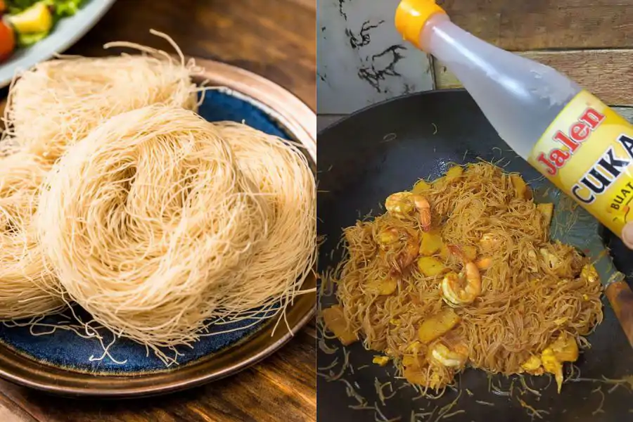 Penggunaan sedikit cuka ketika memasak mihun sebenarnya sudah lama menjadi petua dalam kalangan orang terdahulu.