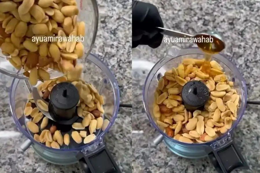Hasilkan mentega kacang mengikut tekstur kegemaran dengan mudah.
