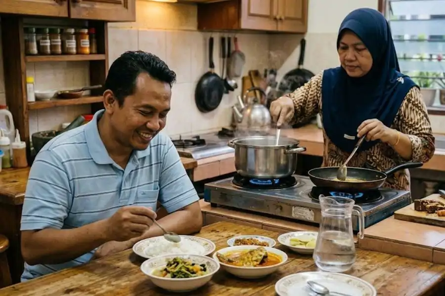 Tak perlu sediakan dua menu berbeza, pasangan boleh menikmati hidangan sama sambil menyesuaikan lauk.