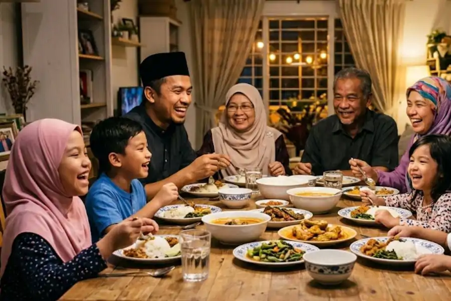 Waktu makan sebaiknya dijadikan ruang meluangkan masa bersama.