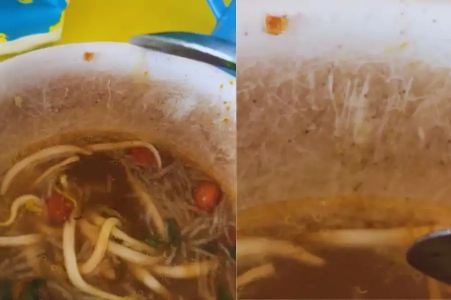 Individu ini berkongsi tentang keadaan mangkuk digunakan pemilik kedai makan kurang bersih.