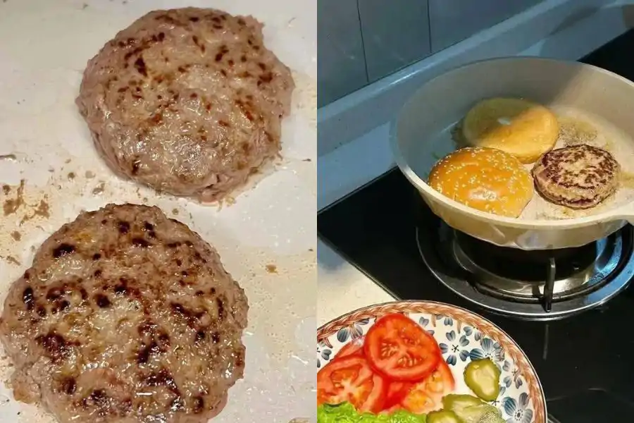 Kepingan daging yang dimasak hingga keperangan pasti menyelerakan.