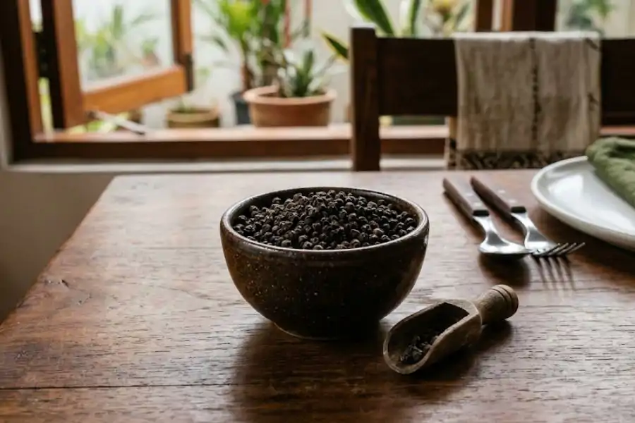 Gandingan lada hitam dapat membantu penyerapan kurkumin dalam tubuh.