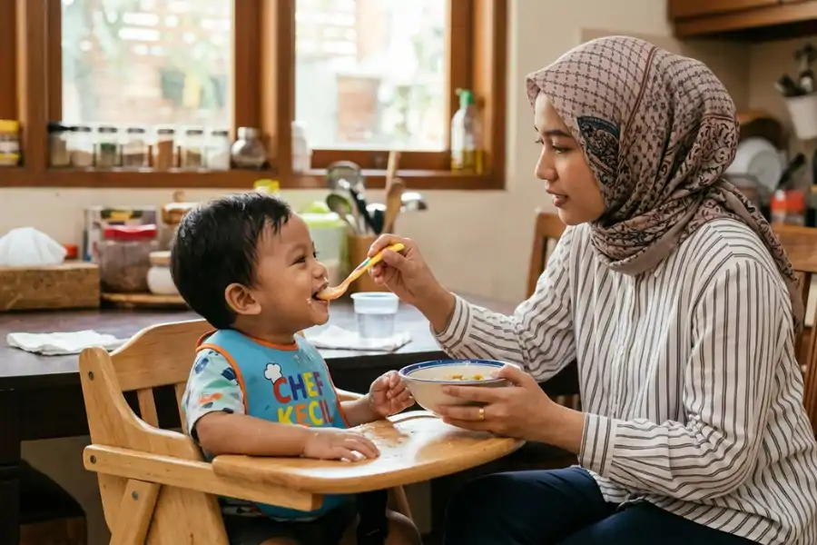Minyak kulit ayam itu dikatakan baik untuk tumbesaran kanak-kanak kerana kaya dengan minyak omega-3