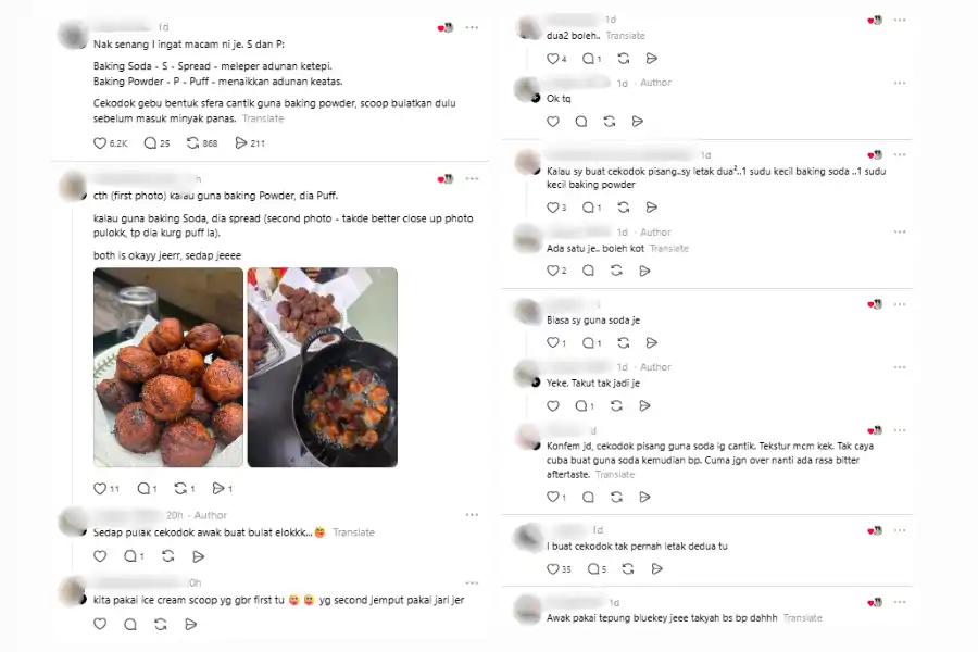 Komen netizen di laman Threads.