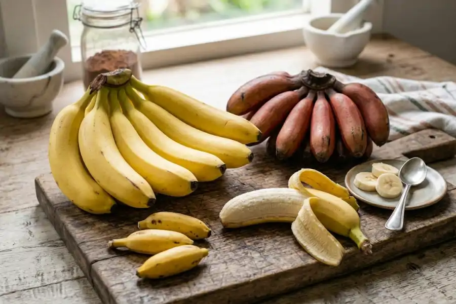 Pisang mengandungi beberapa nutrien seperti vitamin B6, vitamin C, kalium dan karbohidrat.